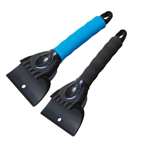 (Svart och Blå) 2st Multifunktionell Snöspade Bilskrapa
