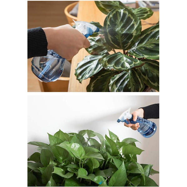 2 st 400 ml Plastsprayflaskor, Läckagesäkra, Återfyllningsbara för Kök