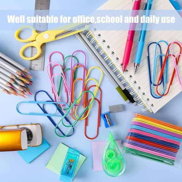 30-pack 100 mm stora mångfärgade gem - blanka vinylbelagda