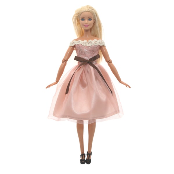 Barbie-muotiasu, 7 osaa, 7 nukken tarviketta, lapsille