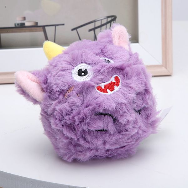 3 st pipande skällande hundleksak två i en plysch husdjursleksak monster ba