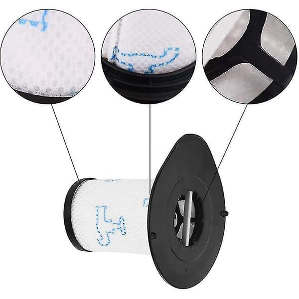 10 st utbytesfilter kompatibelt med Rowenta Air Compatib DXGHC