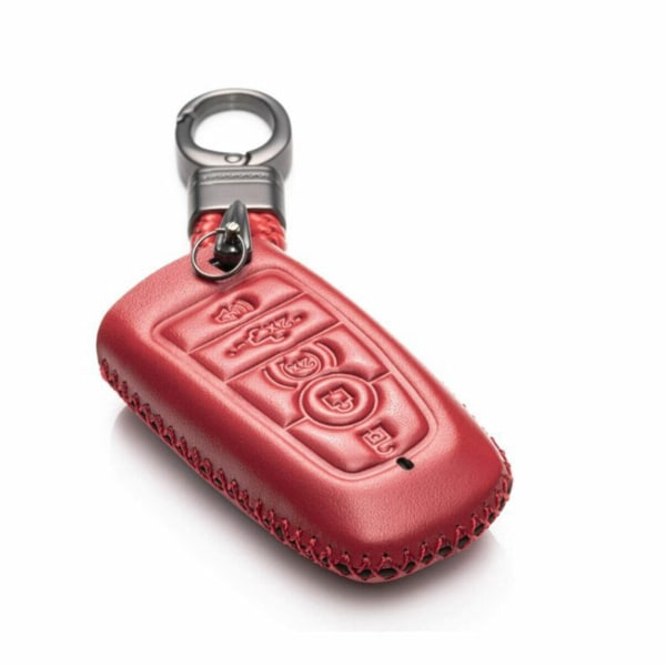 Til Ford Fusion F150 Explorer Mondeo Læder Fjernbetjening Bilnøgle Fob C