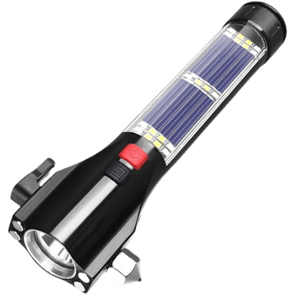 Monitoiminen taskulamppu auton turvavasara taskulamppu aurinkoenergia