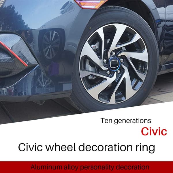 Hjulkapsel Trim til Honda Civic 2020 2019 2018 2017 2016 C