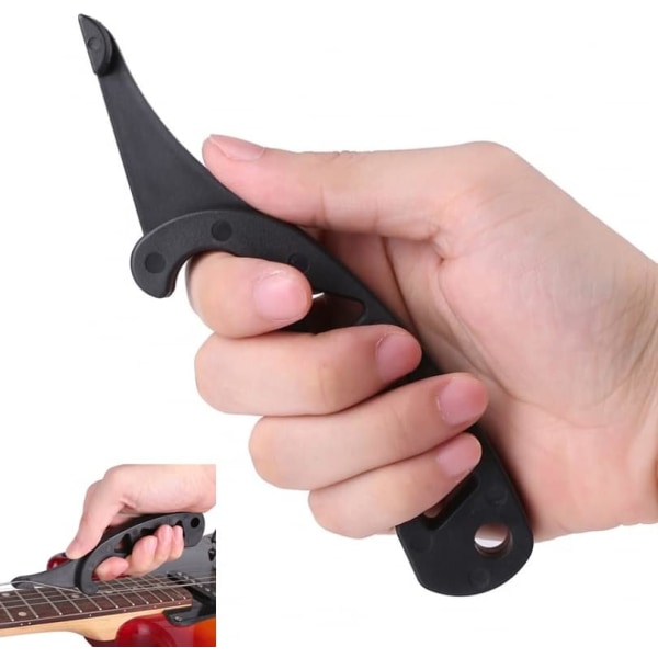 Gitarstrengstrekker for å holde nye strenger i stemme umiddelbart
