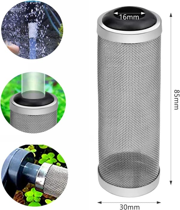 2 stk. Filter Mesh Beskyttelse Rustfrit Stål Filterbeskytter, DXGHC