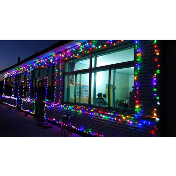 Jouluvalot, 200 LED-lamppua, Lämmin Valkoinen, Sisä- ja Ulkokoristeluun