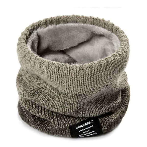 Vinter Fleece Halsduk Halsvärmare - Thermal Neck Damask Warm Knittt