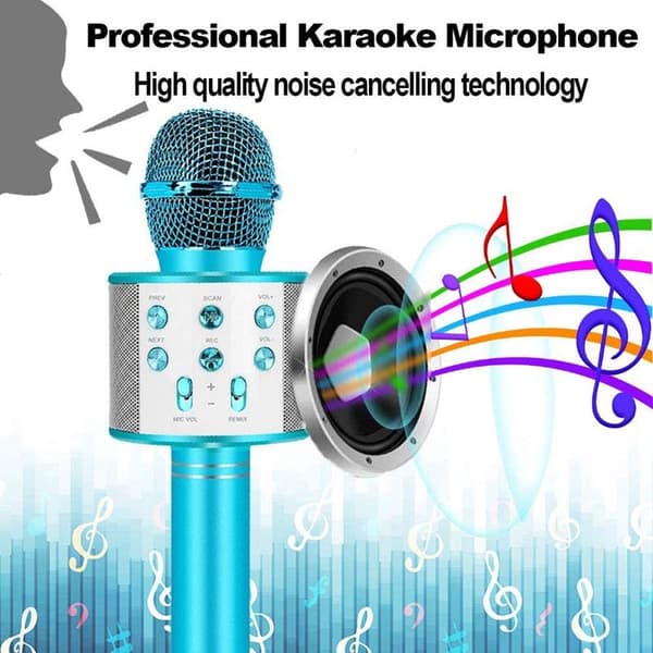 1 Langaton Bluetooth-karaokemikrofoni, Langaton Mikrofoni Mukana