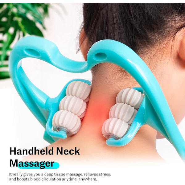 Nackmassager (blå), Nackmassagerulle, Nackrulle, Nacke och