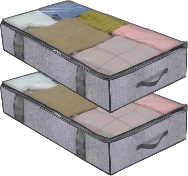 Foldbare Underbedposer - 2-pakks Tepper, Klær, Dyner, Stora