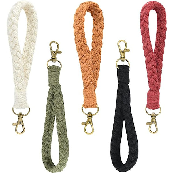 3 st Nyckelringar Handgjorda Armband för Kvinnor Färgglada DXGHC