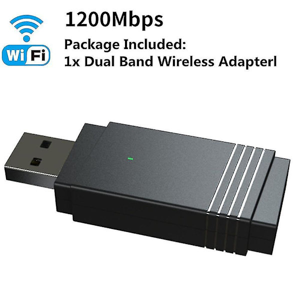 USB 3.0 Wi-fi 1200mbps Adapter Dual Band 2,4ghz/5g Bluetooth DXGHC