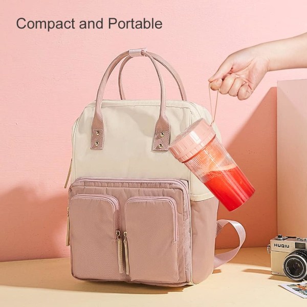Bärbar Blender, Mini Fruktjuicer 300ml, USB Laddningsbar Smoot