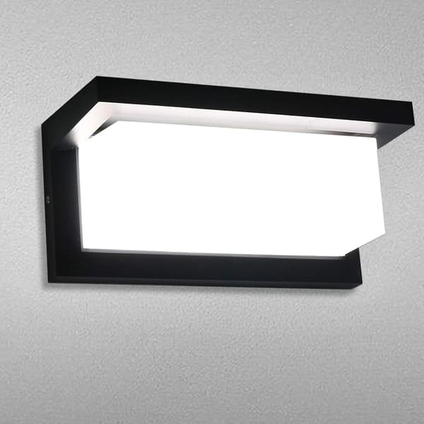 Moderne Utendørs Vegglampe LED Vanntett IP65 Aluminium Antrasitt