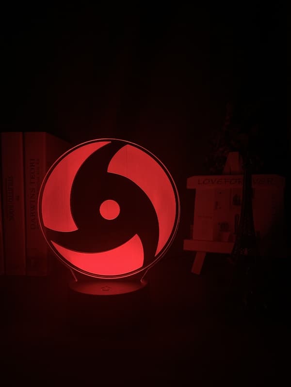 Designet fjernkontrollfunksjon Akryl 3D LED USB øyevern