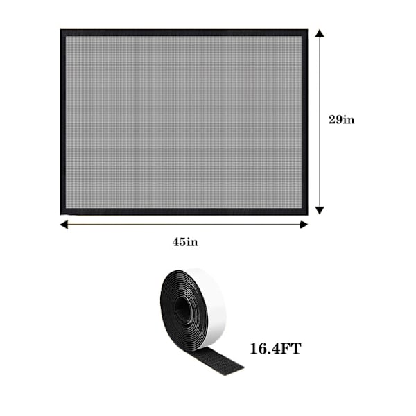 Takkaverkon Mesh-suoja PVC-takkapeite Lehmänvarma Koukkujen kanssa ja Takkaturvapeite (29*45 tuumaa)