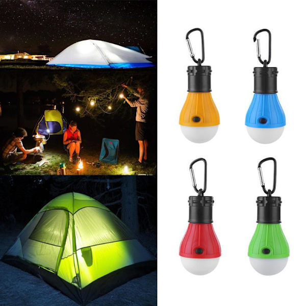 4 st Campingutrustning, Kompakt Campinglampa, LED