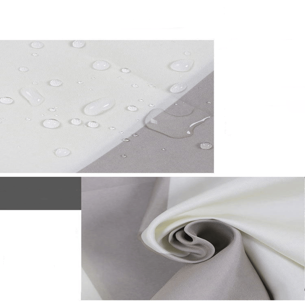 Spa Dusjforheng i Stykke Solid Mikrofiberstoff med 3M Scotchg