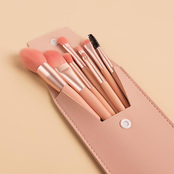 8 mini makeup børste sæt med pu tasker fuldt sæt af Molandi sof DXGHC