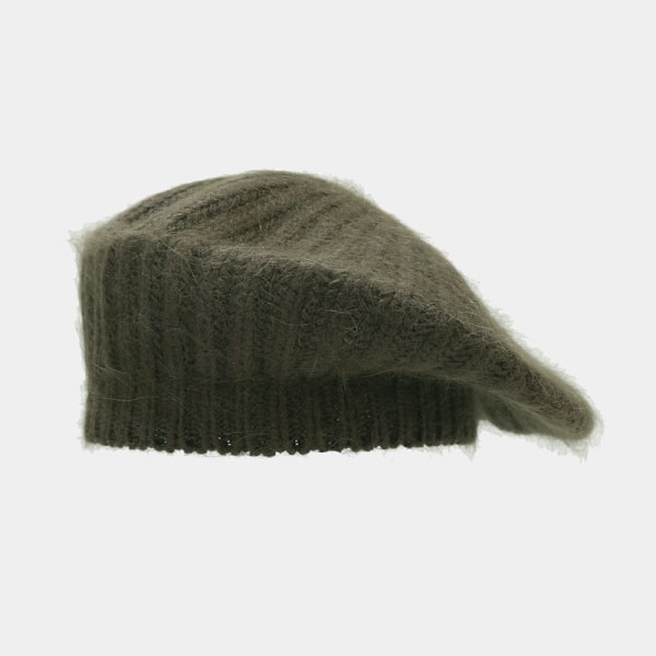 Knitted hat, corner wool, made in Italy, for women/girls, autumn/