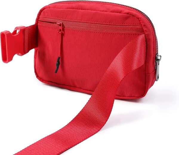 Unisex Mini Belteveske med Justerbar Stropp Liten Midjepung