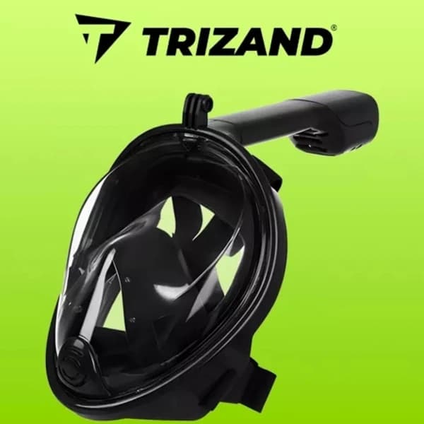 Helmask Snorkel - Snorkling - S/M Svart