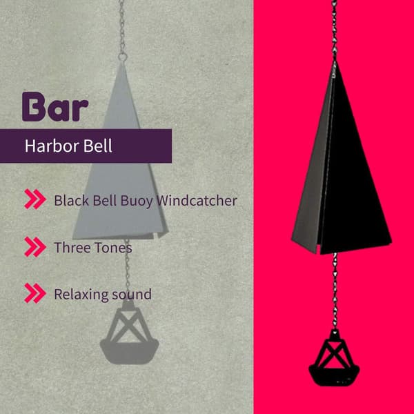 Eoliska klockor Watchtower Harbor Bell med boj