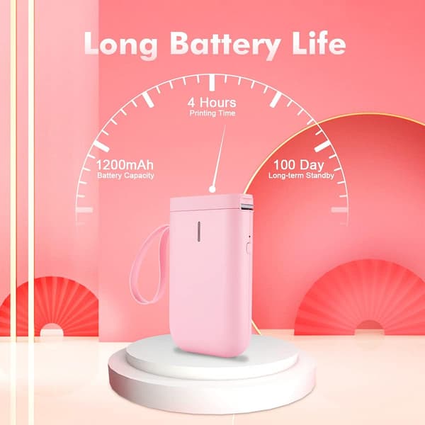 (Vihreä) Tarranauha-tarra-automaatti, langaton, Bluetooth, portti