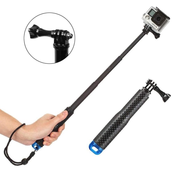 Selfie Stick Teleskopisk Stick Utdragbart aluminiumhandtag Monopod