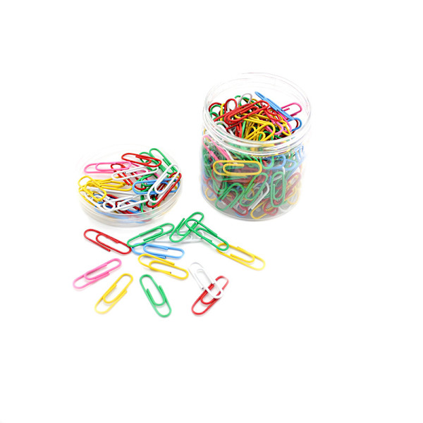 Papperclips 900 Papperclips totalt (Silver, Färg)