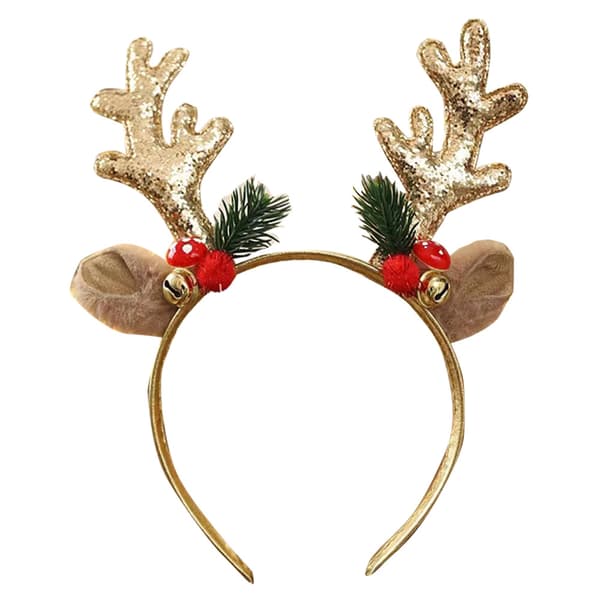 2 stk. Julepynt Glitterpulver Hjortegevir b