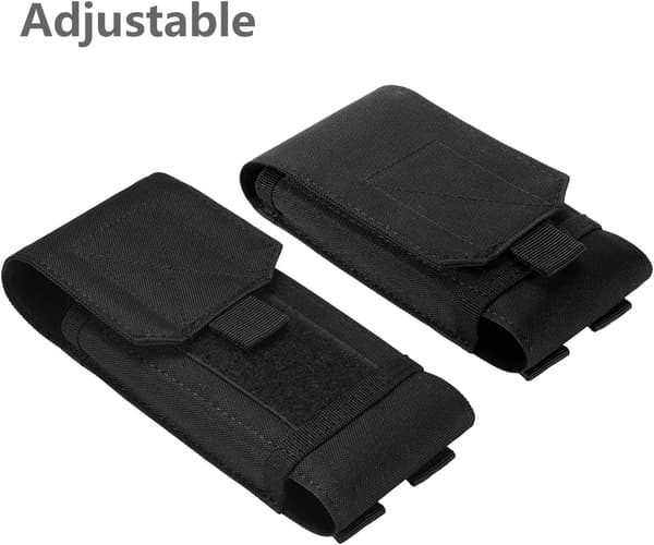 Sort Army Camo Molle Taske til Mobiltelefon Bæltepose Holster Cov