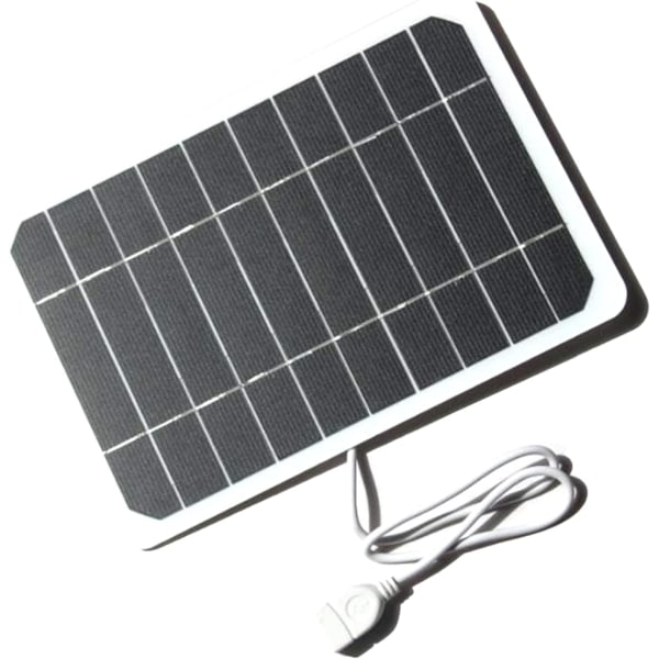 4W 5V Lille Solpanel med USB DIY Monokrystallinsk Silicium Sola