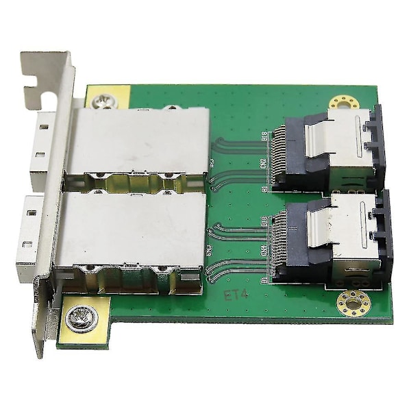 Mini Sff-8088 till Sas36p Sff-8087 Adapter i Pci-fäste Suppo DXGHC