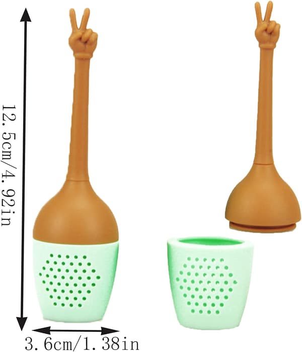 Teekuleinfuser for mange te-staver for te-sil for teblad