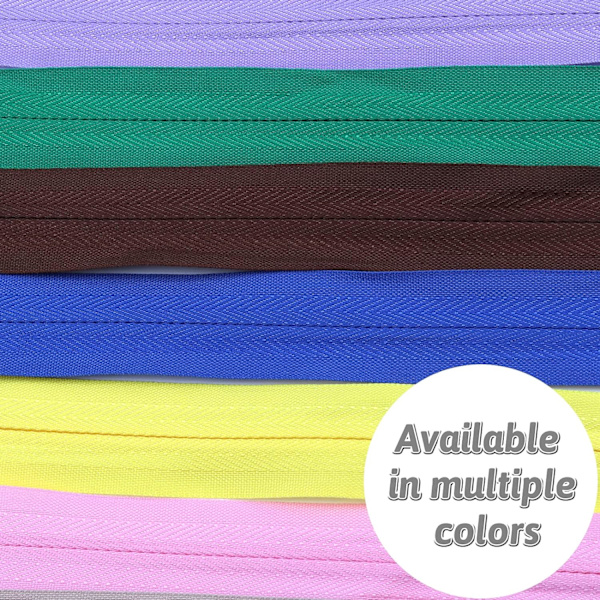 50 st 25 cm Osynliga Flerfärgade Nylon Spiralblixtlås för Sömnad DXGHC