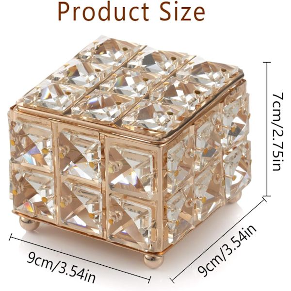 Makeup Organizer, Krystal Organizer, Makeup Opbevaringsorganizer til