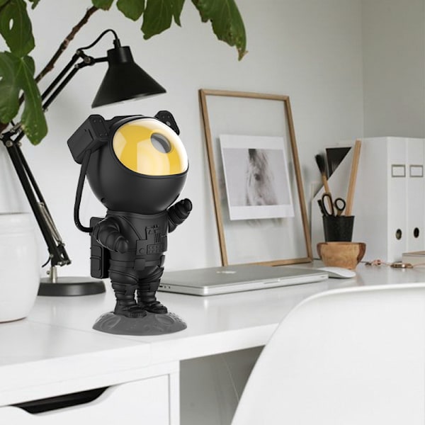 Stjernehimmel Projektor, Sort Guld, Astronaut Galaxy Nebula LED Astron