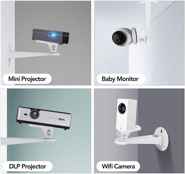 Minivideoprojektor väggmonterad/projektorhängare/CCTV säkerhetskamera