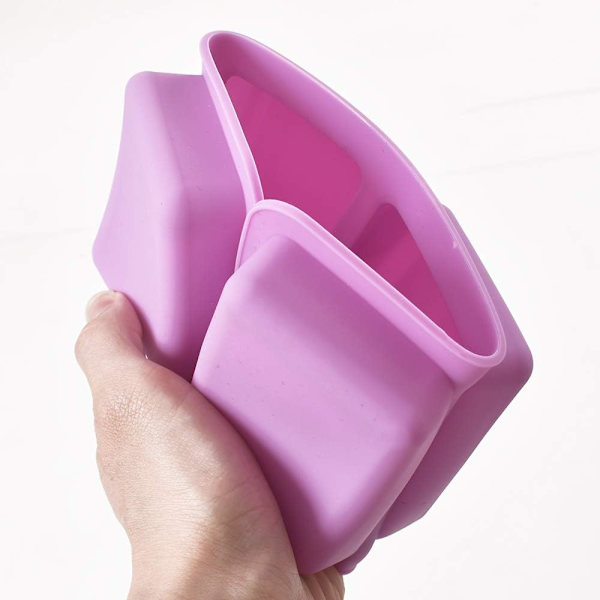 Sæt med 2 Kvadratiske 3D Silikonbageforme til Bagning af Kager, Mousse