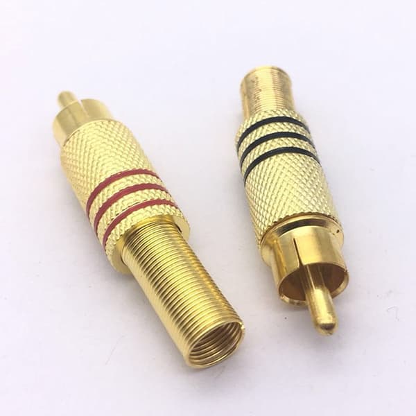 RCA Han, RCA Terminal Lydforbindelse, RCA Loddeforbindelse, RC DXGHC