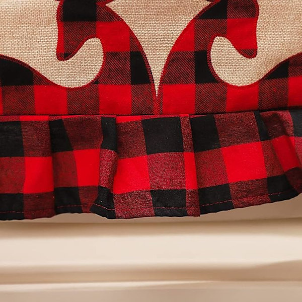 2-pack julmiddagsstolöverdrag, dubbelhjort