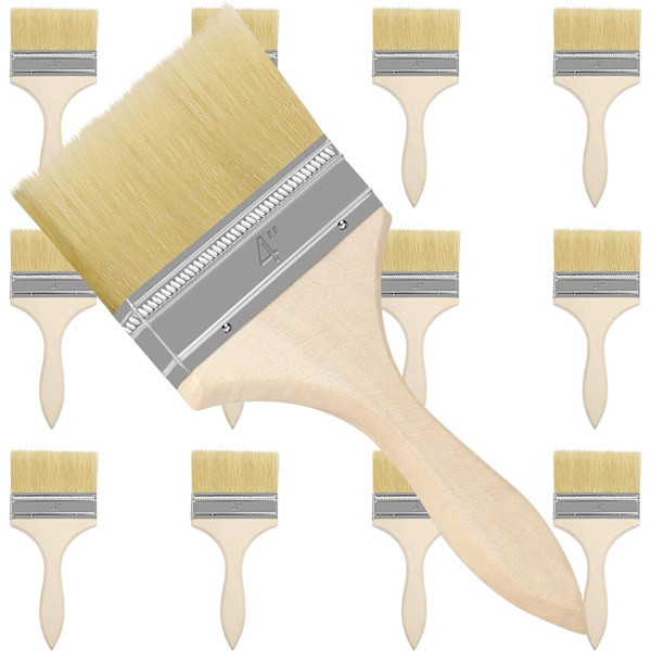 Väggmålarborstar (12-pack) Borstbredd 101,6 mm Total storlek