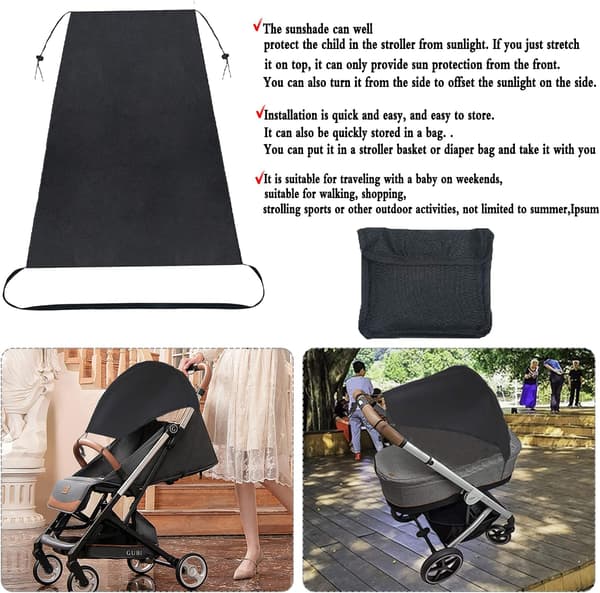 Vagn Sufflett, Universal Vagn Solskydd med UPF50+ UV-skydd