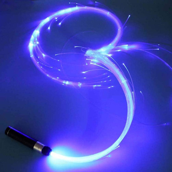2 stk LED Fiberoptisk Pisk Danseromspisk Super Lys Opplyst