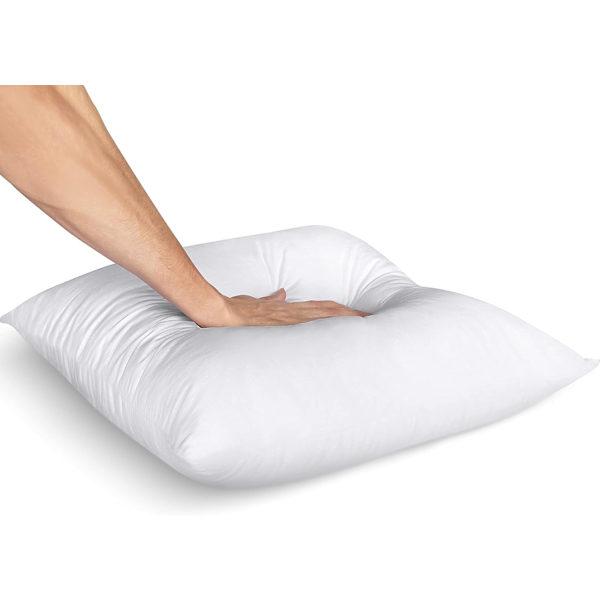 Kuddfyllnad (2-pack, Vit) - 45 x 45 cm Säng