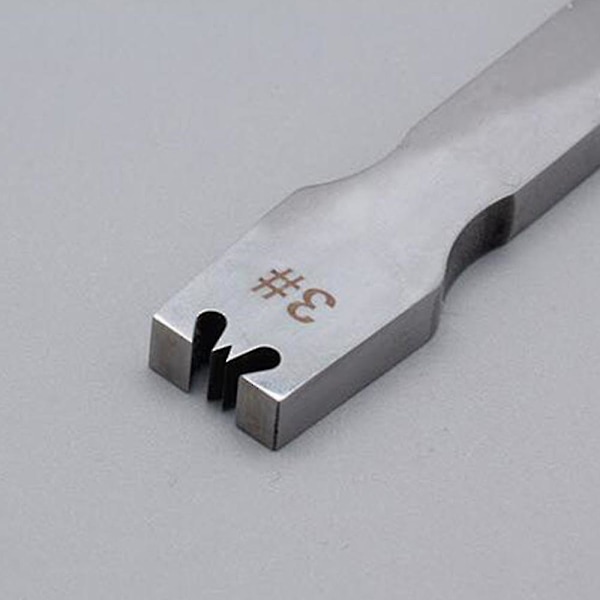 Ståltand Dubbelhuvud Dragkedja Gear Remover Gör det själv-verktyg DXGHC