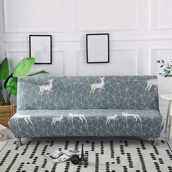Universal Clic Clac 3-seters Stretch Sofa Trekk Ikke-Glidbar Armløs